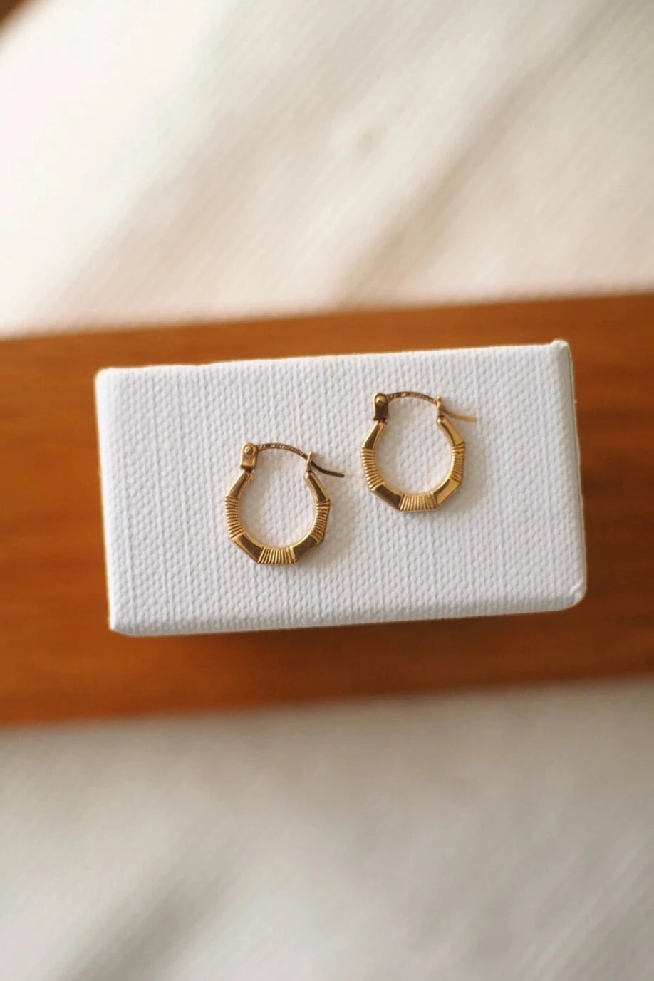 Arlo Hoops - 9ct Yellow Gold