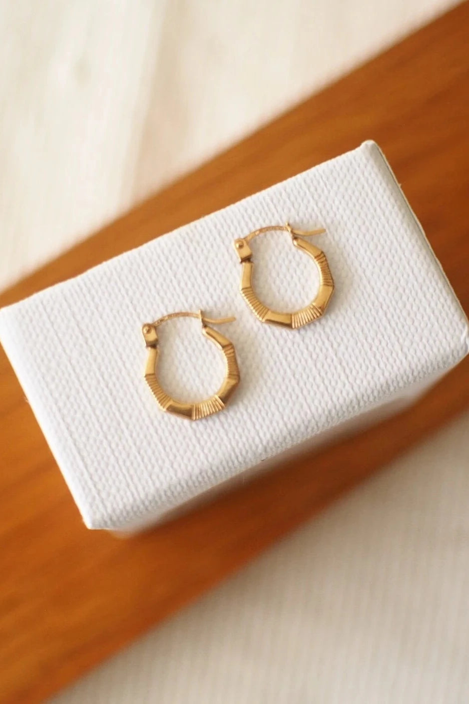 Arlo Hoops - 9ct Yellow Gold