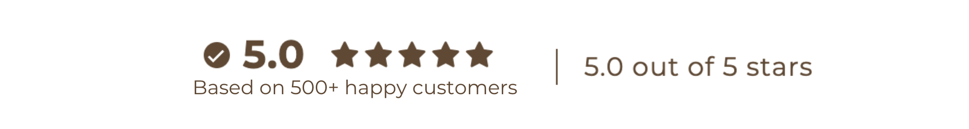 Happy customer rating