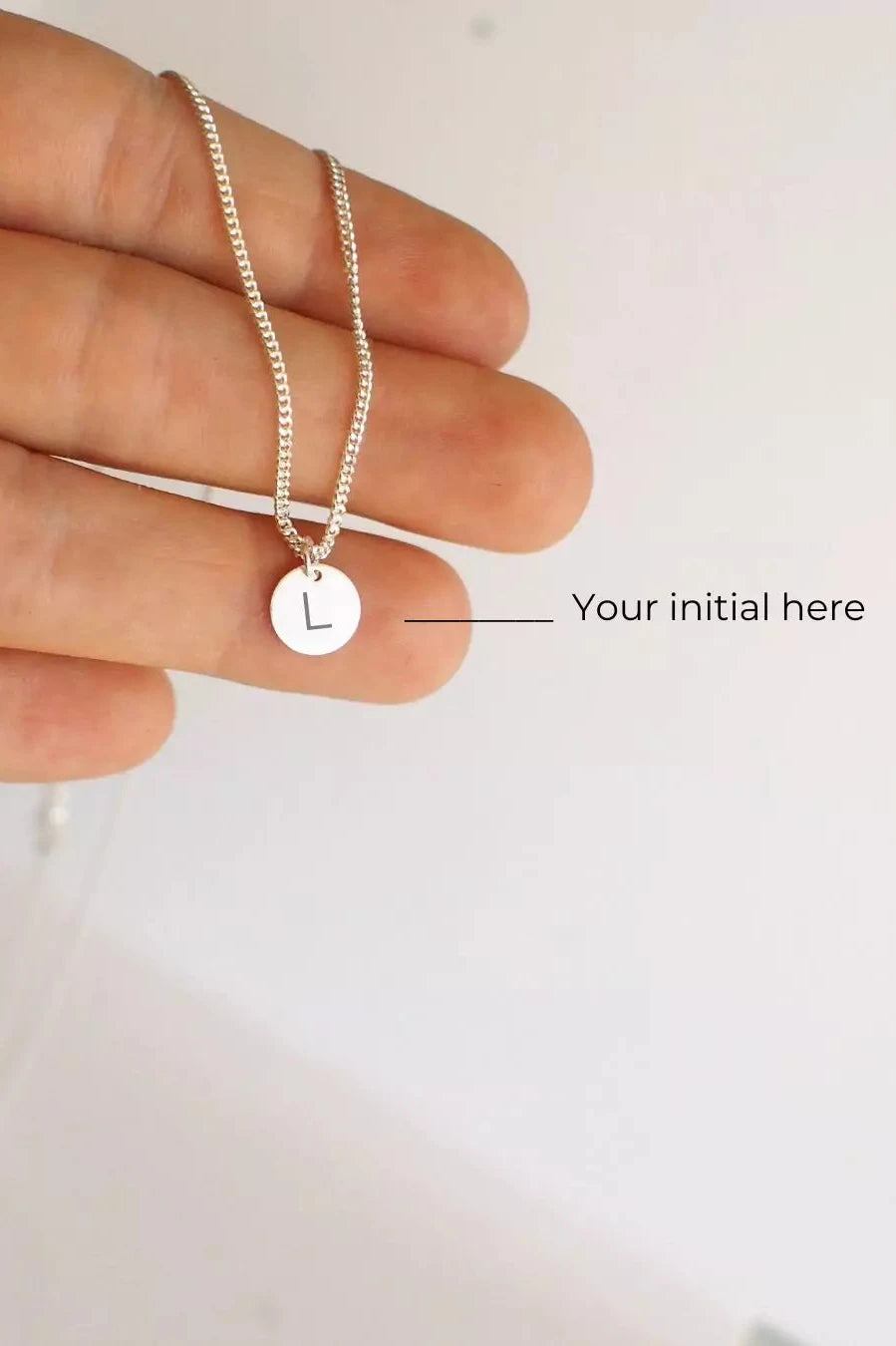 Initial Necklace Salty May