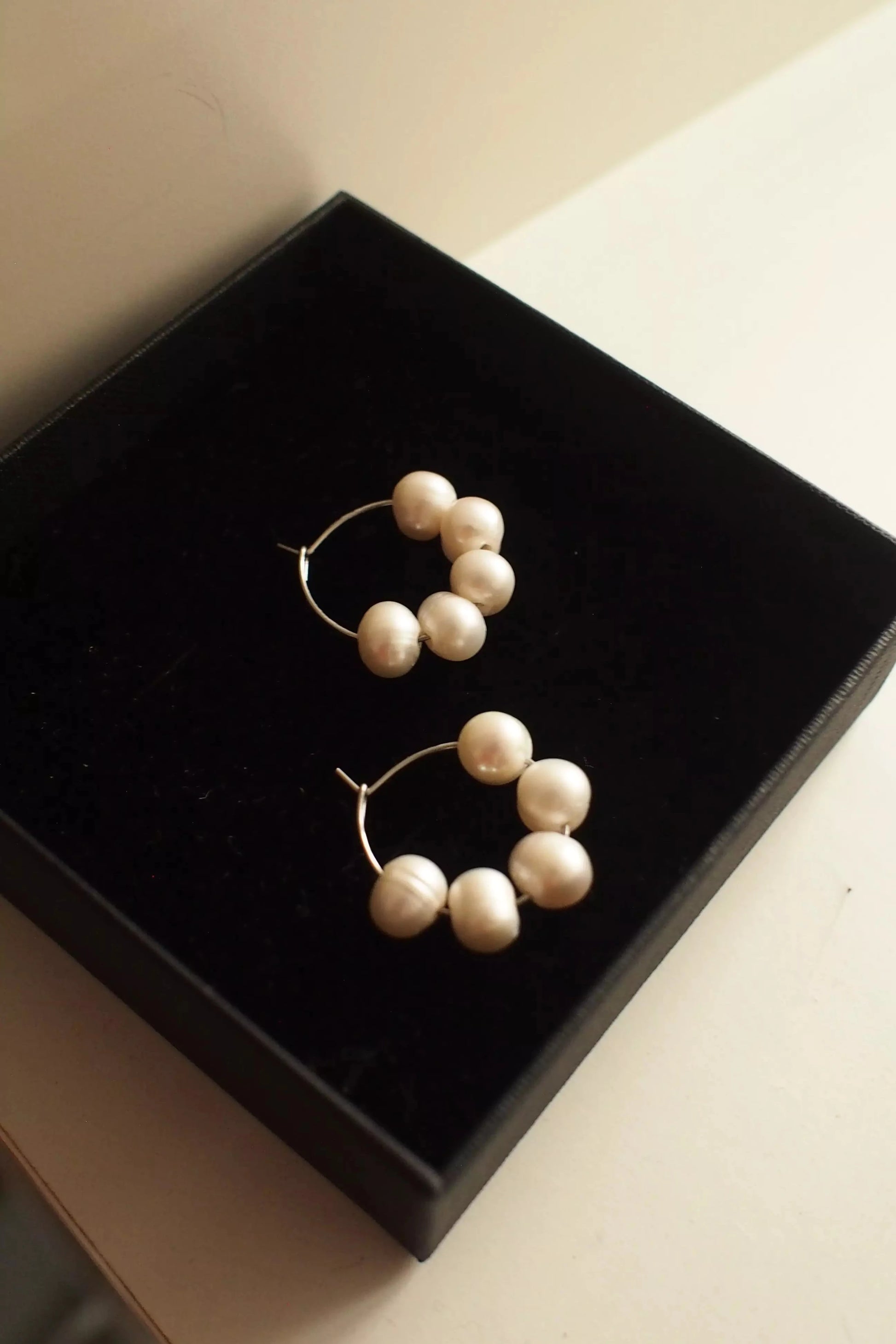 Juliette Hoops Pearls